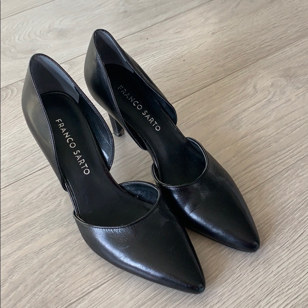 Franco sarto black heels